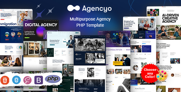 Agencyo - Multipurpose Agency PHP Template