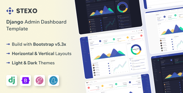 Stexo - Django Admin & Dashboard Template