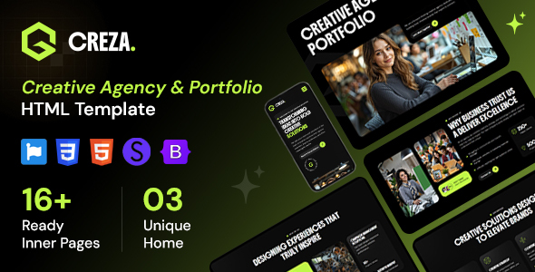 Creza - Digital Marketing Agency HTML Template