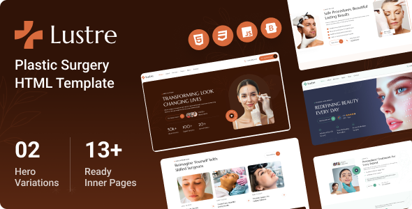 Lustre- Plastic Surgery HTML Template