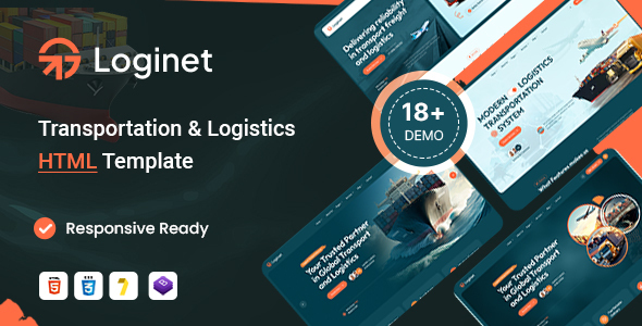 Loginet – Transportation & Logistics HTML5 Template