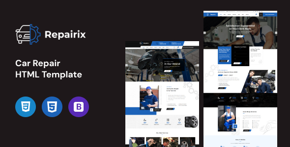 Repairix - Car Repair HTML Template
