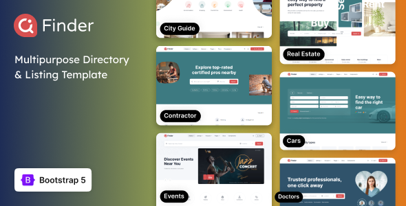 Finder - Multipurpose Directory & Listing HTML Template