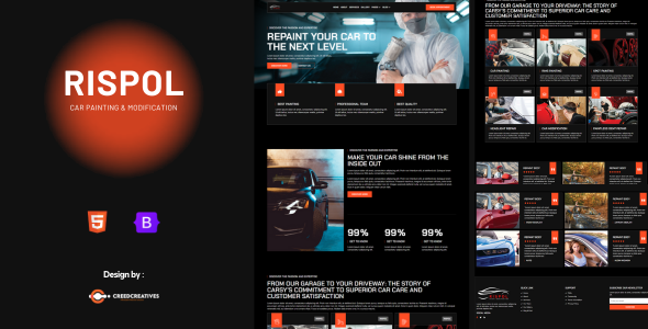 Rispol - Car Painting & Modification HTML Bootsrap Template
