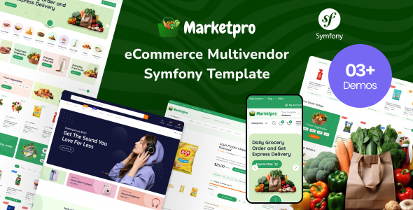 MarketPro - eCommerce Multivendor Symfony Template Multipurpose