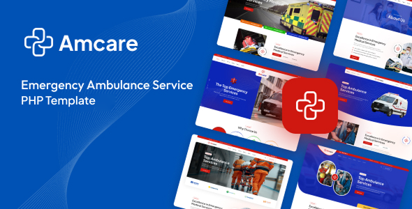 Amcare - Ambulance Service PHP Template