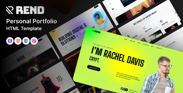 Rend - Personal Portfolio HTML Template