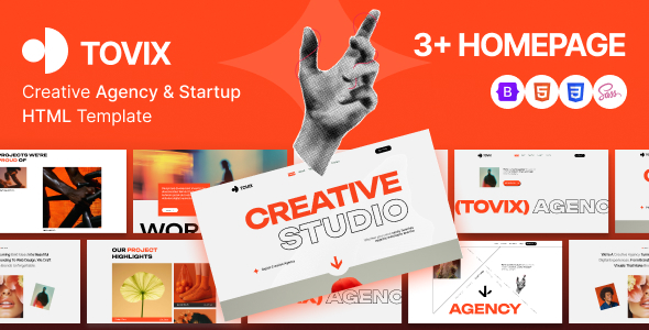 Tovix – Creative Agency HTML Template