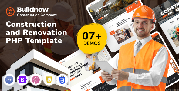 Buildnow - Construction & Building Php Template