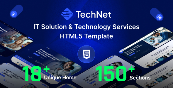 Technet – IT Solutions & Technology HTML5 Template