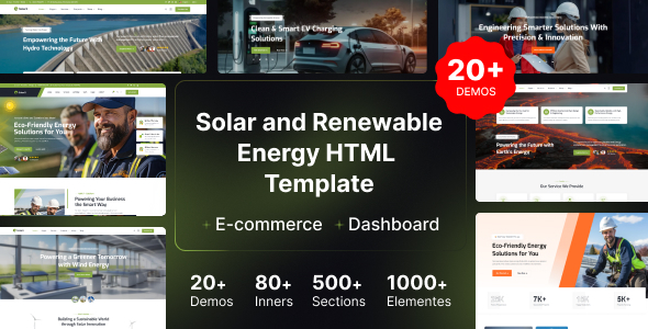 SolarX -  Solar Energy & Ecology HTML Template