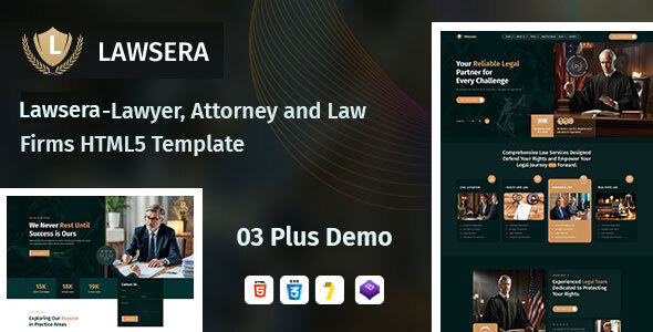 Lawsera – Attorney Lawyer & Law Firm HTML5 Template
