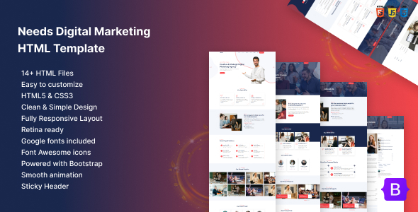 Needs - Digital Marketing HTML Template