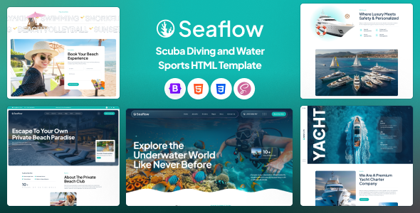 Seaflow – Scuba Diving & Water Sports HTML Template