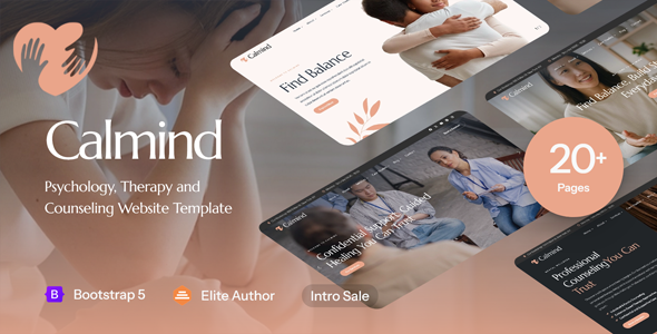 Calmind - Psychology, Therapy and Counseling HTML Template