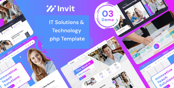 Invit- IT Solutions & Technology PHP Template