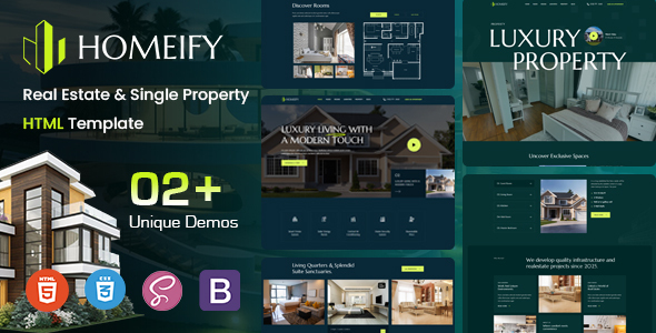 Homeify - Real Estate & Single Property HTML Template