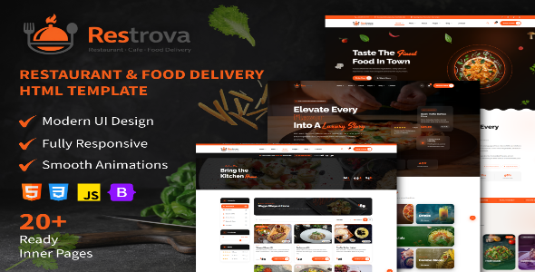 Restrova - Restaurant & Food Delivery HTML Template