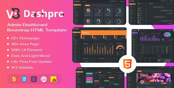 Dashpro - Admin Dashboard Bootstrap HTML Template