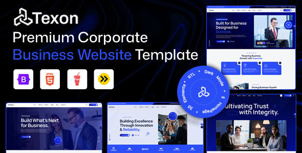 Texon – Corporate Business HTML Website Template