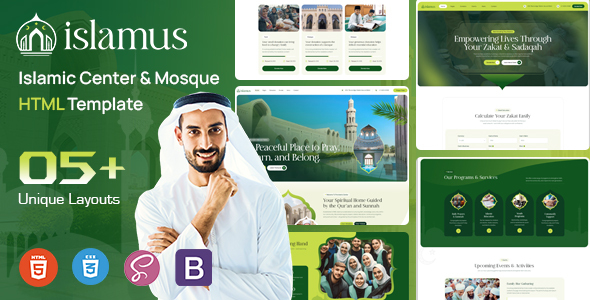 Islamus - Islamic Center & Mosque HTML