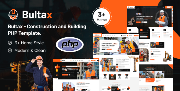Bultax – Construction and Building PHP Template