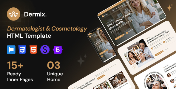 Dermix - Dermatologist & Cosmetology Clinic HTML Template