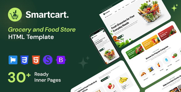 Smartcart - Grocery Store HTML Template