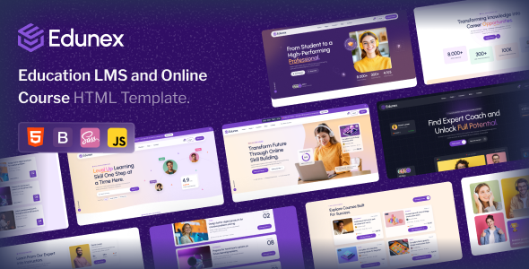 Edunex - Education LMS & Online course HTML Template