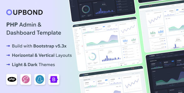 Upbond - PHP Admin & Dashboard Template