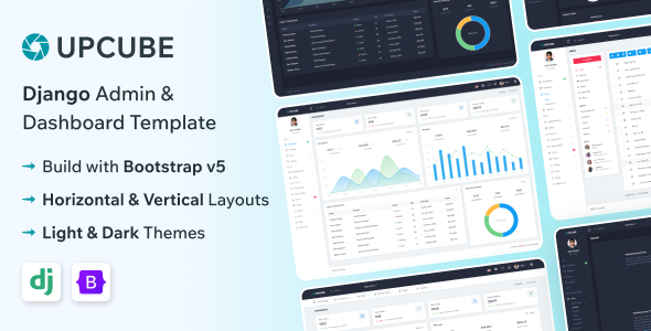 Upcube - Django Admin & Dashboard Template