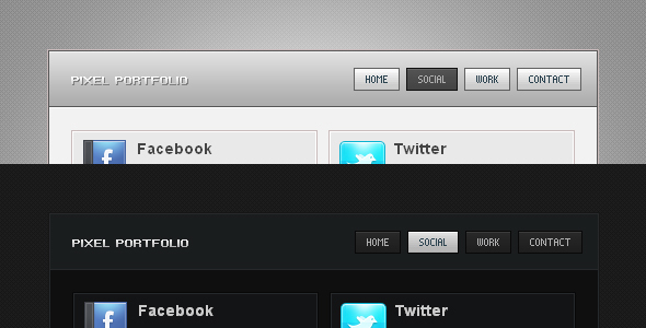 Pixel Portfolio - Vcard