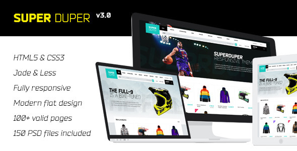 SuperDuper | HTML5 Template Responsive