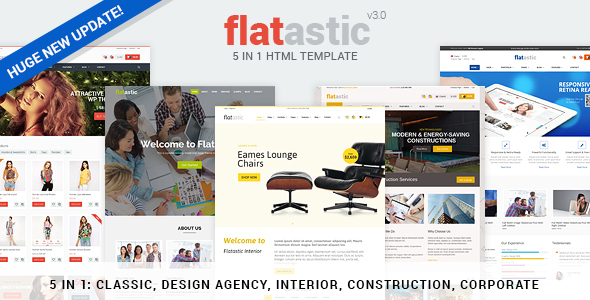 Flatastic - Premium Versatile HTML Template