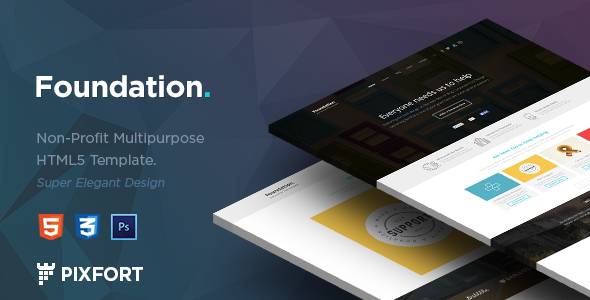 Foundation - Nonprofit Multipurpose HTML5 Template