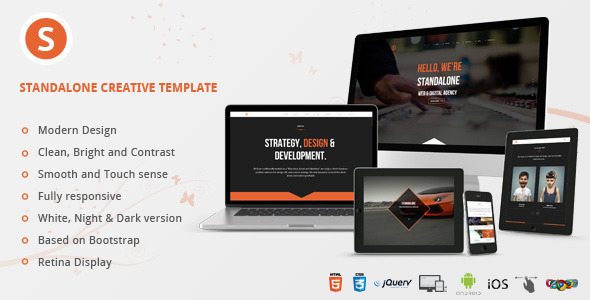 Standalone Creative Portfolio HTML Template